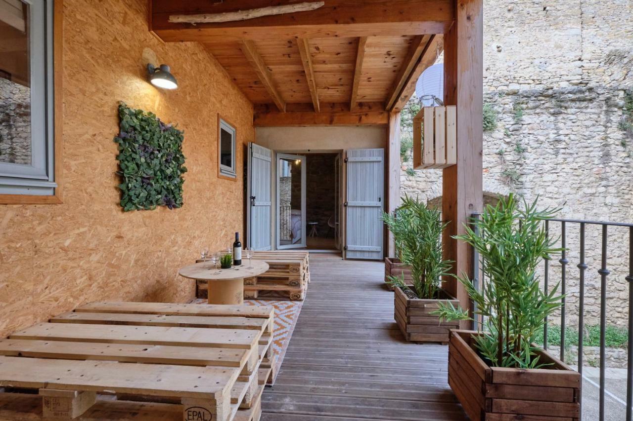 Melina - Appartement Dans Les Remparts De La Bastide Avec Parking Et Terrasse Carcassone Exterior photo