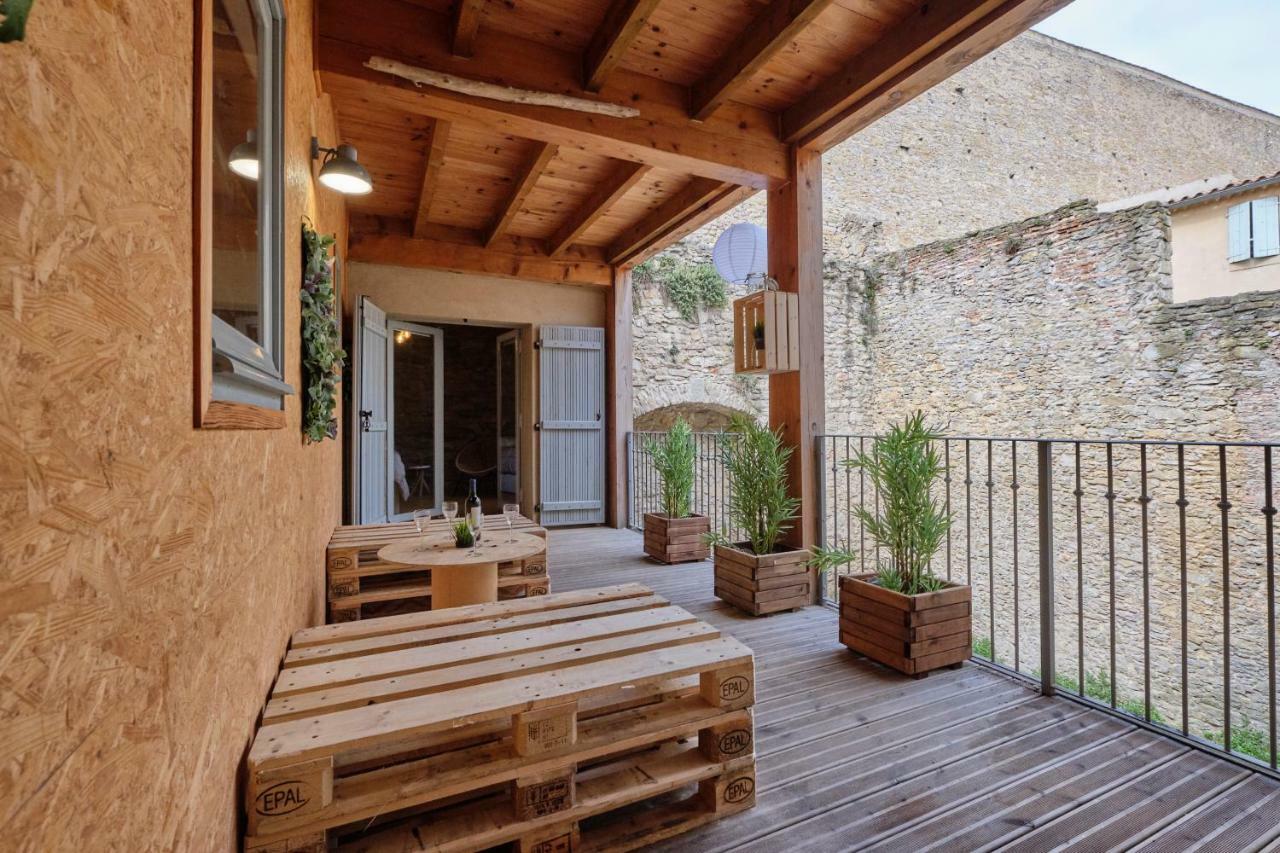 Melina - Appartement Dans Les Remparts De La Bastide Avec Parking Et Terrasse Carcassone Exterior photo